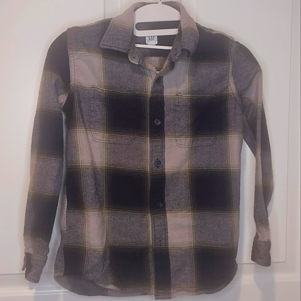 Gap boys flannel size Medium (8)